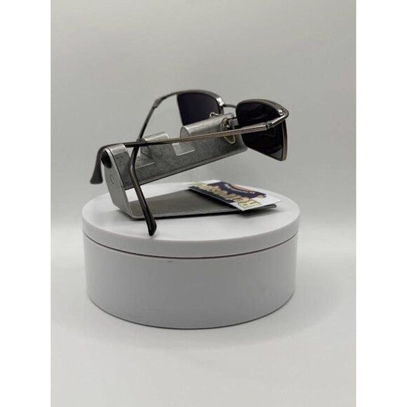 Vintage Y2K Eyeglasses | NOS | Narrow Metal Style | Grey Sun | Brooks Brothers - Picture 9 of 10